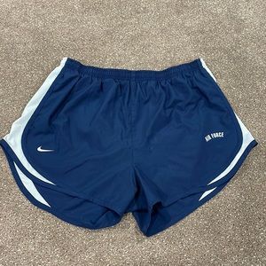 Navy Nike Air Force Dri-Fit Athletic Shorts